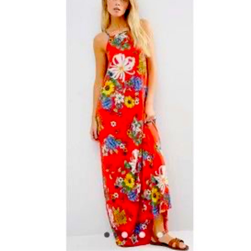 ASOS Floral Print Maxi Dress Size 4 US